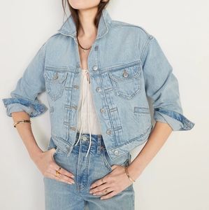 Old Navy - Cropped Jean Jacket for Women - Medium